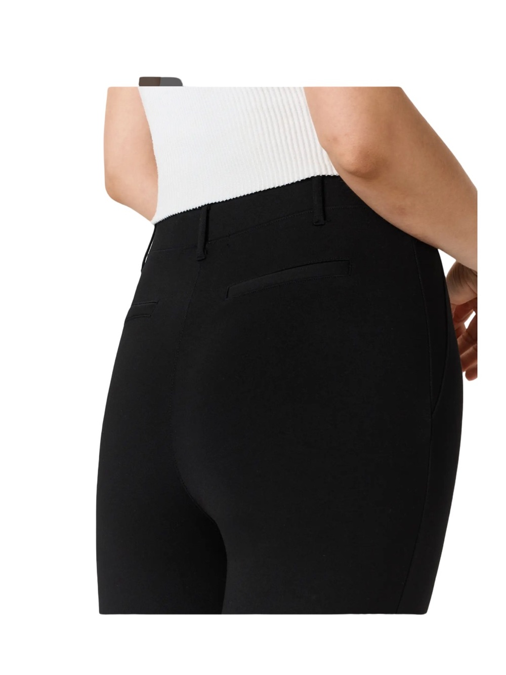 Quince Ultra Stretch Ponte Straight Leg Pants Size XS Petite - Picture 3 of 11